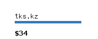tks.kz Website value calculator