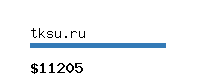 tksu.ru Website value calculator