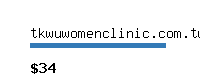 tkwuwomenclinic.com.tw Website value calculator