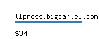 tlpress.bigcartel.com Website value calculator