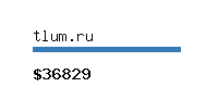 tlum.ru Website value calculator