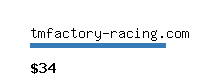 tmfactory-racing.com Website value calculator