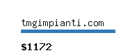 tmgimpianti.com Website value calculator