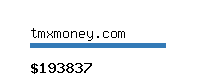 tmxmoney.com Website value calculator