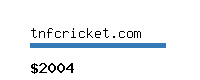 tnfcricket.com Website value calculator