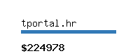 tportal.hr Website value calculator