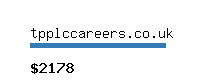 tpplccareers.co.uk Website value calculator