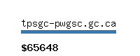 tpsgc-pwgsc.gc.ca Website value calculator