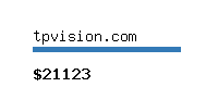 tpvision.com Website value calculator