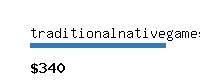 traditionalnativegames.org Website value calculator