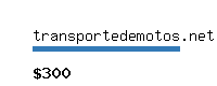 transportedemotos.net Website value calculator