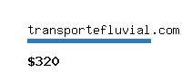 transportefluvial.com Website value calculator