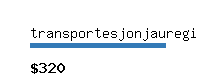 transportesjonjauregi.com Website value calculator