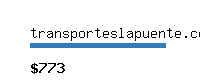 transporteslapuente.com Website value calculator