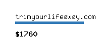 trimyourlifeaway.com Website value calculator