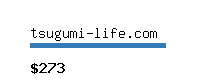 tsugumi-life.com Website value calculator