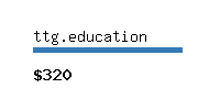 ttg.education Website value calculator