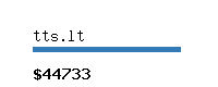 tts.lt Website value calculator