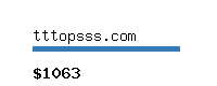 tttopsss.com Website value calculator