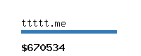 ttttt.me Website value calculator