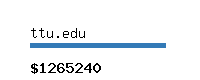 ttu.edu Website value calculator