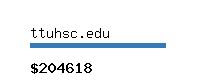 ttuhsc.edu Website value calculator