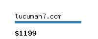 tucuman7.com Website value calculator