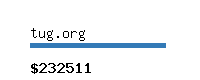 tug.org Website value calculator