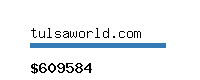 tulsaworld.com Website value calculator