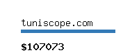 tuniscope.com Website value calculator