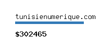 tunisienumerique.com Website value calculator