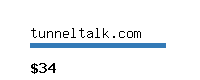 tunneltalk.com Website value calculator
