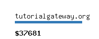 tutorialgateway.org Website value calculator