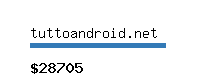 tuttoandroid.net Website value calculator