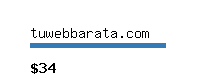 tuwebbarata.com Website value calculator