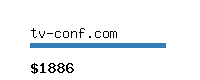 tv-conf.com Website value calculator