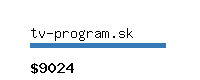 tv-program.sk Website value calculator