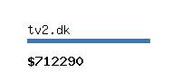 tv2.dk Website value calculator