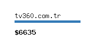 tv360.com.tr Website value calculator