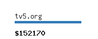 tv5.org Website value calculator
