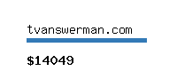 tvanswerman.com Website value calculator