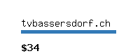 tvbassersdorf.ch Website value calculator