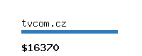 tvcom.cz Website value calculator