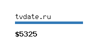 tvdate.ru Website value calculator