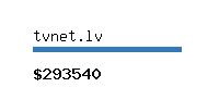 tvnet.lv Website value calculator