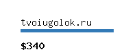 tvoiugolok.ru Website value calculator