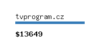 tvprogram.cz Website value calculator