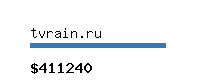 tvrain.ru Website value calculator