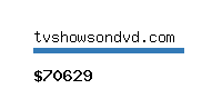 tvshowsondvd.com Website value calculator