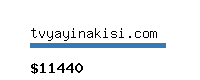 tvyayinakisi.com Website value calculator